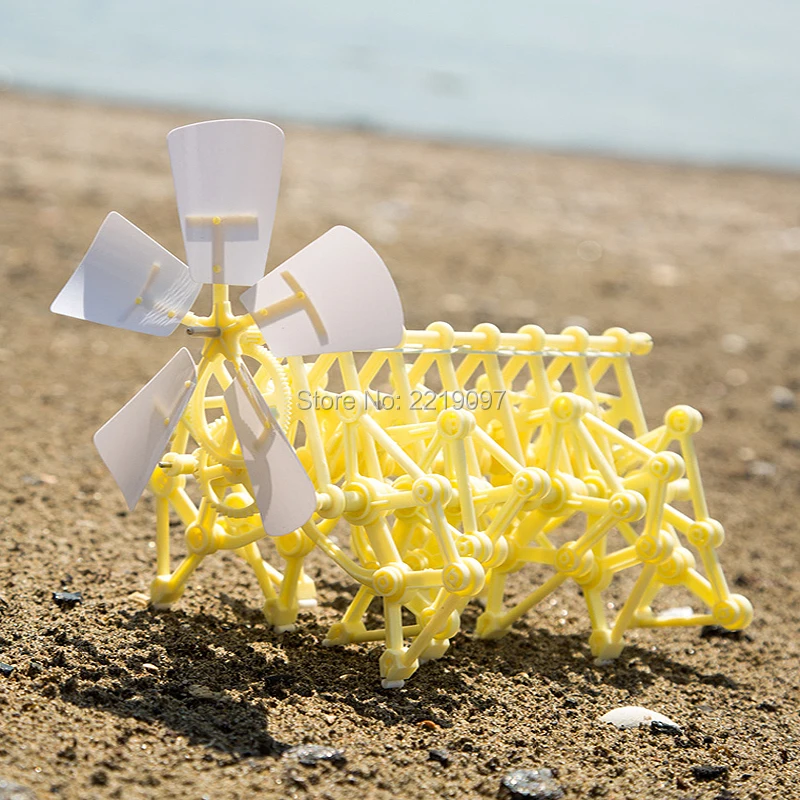 Дропшиппинг DIY 3D пазл ветер сила чудовище ходунок мощность ed ходьба набор моделей