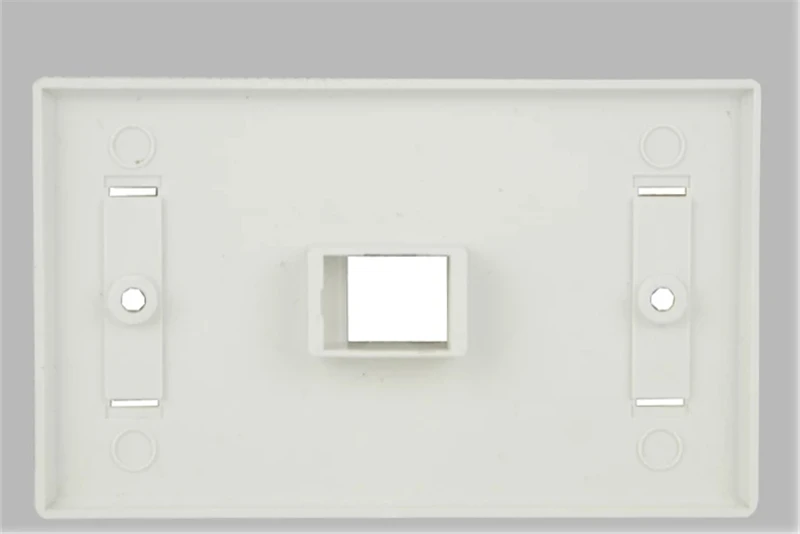 30 pcs face plate 120 type single/dual port ABS white color American panel factory ELINK front good quality wholesales | Мобильные