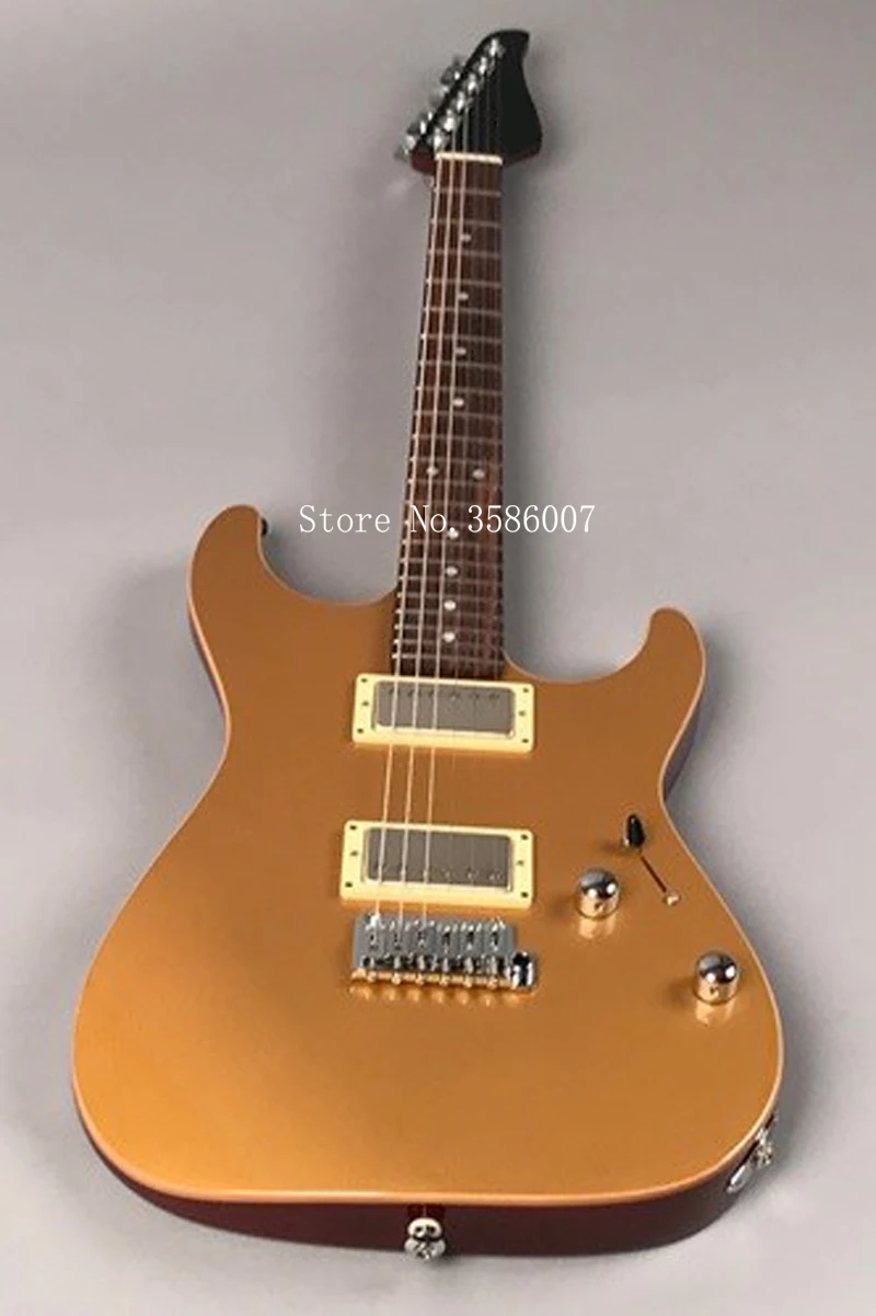 Фермерский магазин на заказ/su JS2N3A электрическая гитара/Золотая отделка/двойная