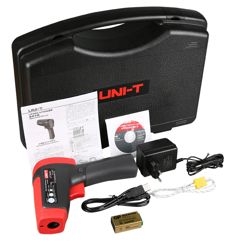 

UNI-T UT305C USB Interface temperature measurement UT305C series infrared thermometers Gun Meter Range -50~1550 Degree