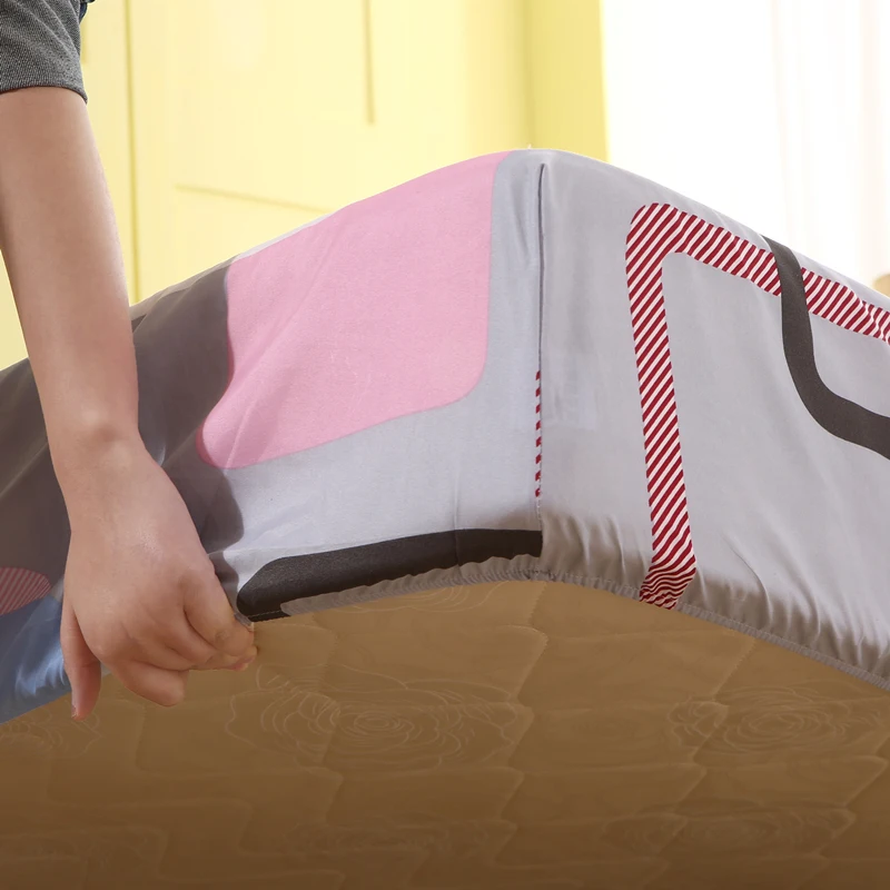 Домашний текстиль покрывало 1 шт. 100% полиэстер эластичный чехол для кровати