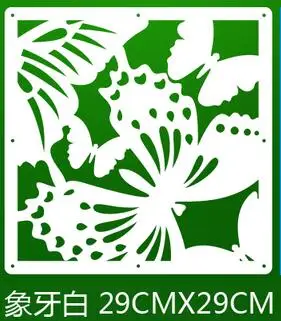 6pcs 29x29CM 6 шт./лот, 29*29 см, перегородка для комнаты, Современная перегородка, Биомбо, складная перегородка для экрана, короткая, подвесная, с вырезом, занавеска, на заказ - Цвет: 6pcs 29x29CM
