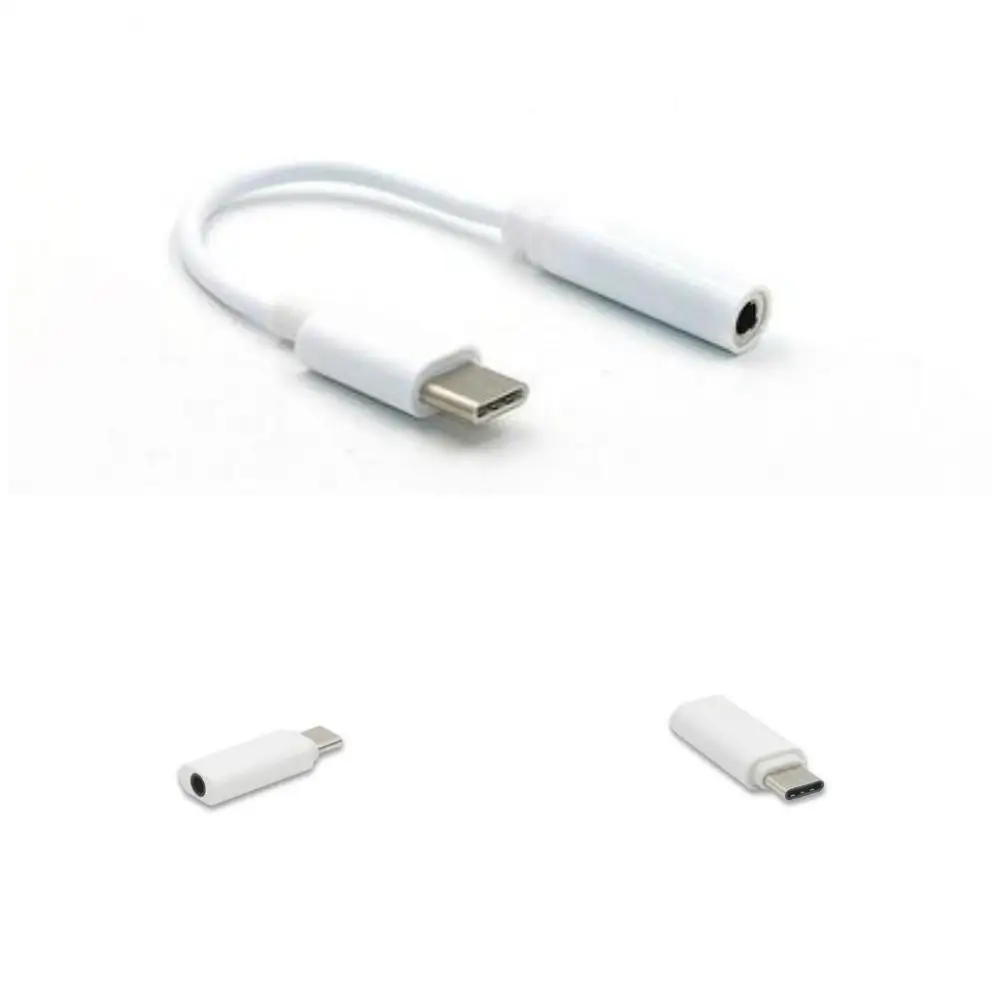 Адаптер для наушников с разъемом USB Type C на 3 5 мм и аудиокабелем AUX смартфонов Samsung LG