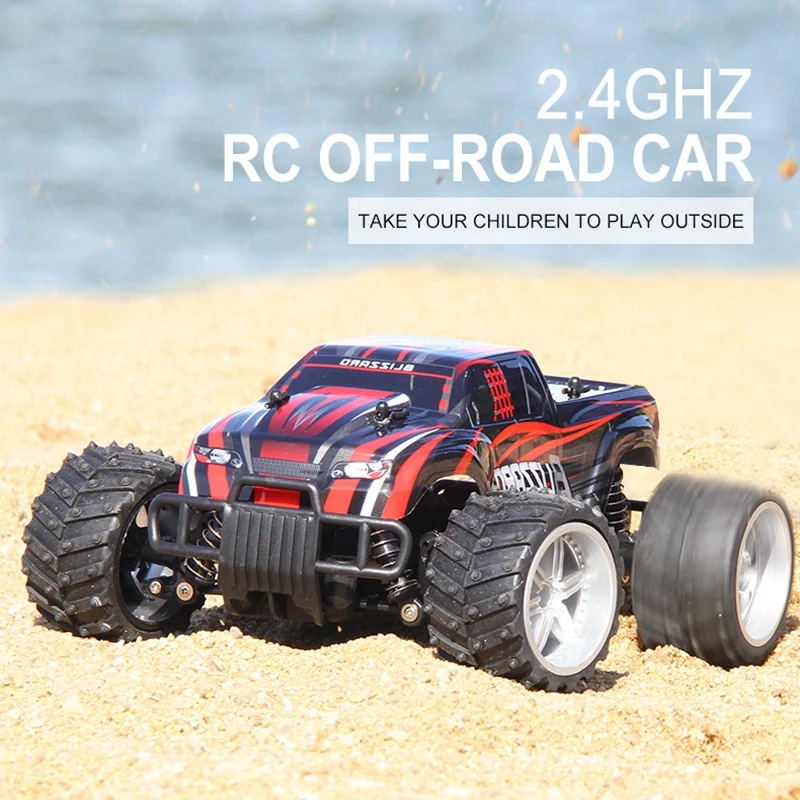 1/16 2WD 2,4 GHz высокоскоростной Радиоуправляемый гоночный багги автомобиль внедорожный RTR красный