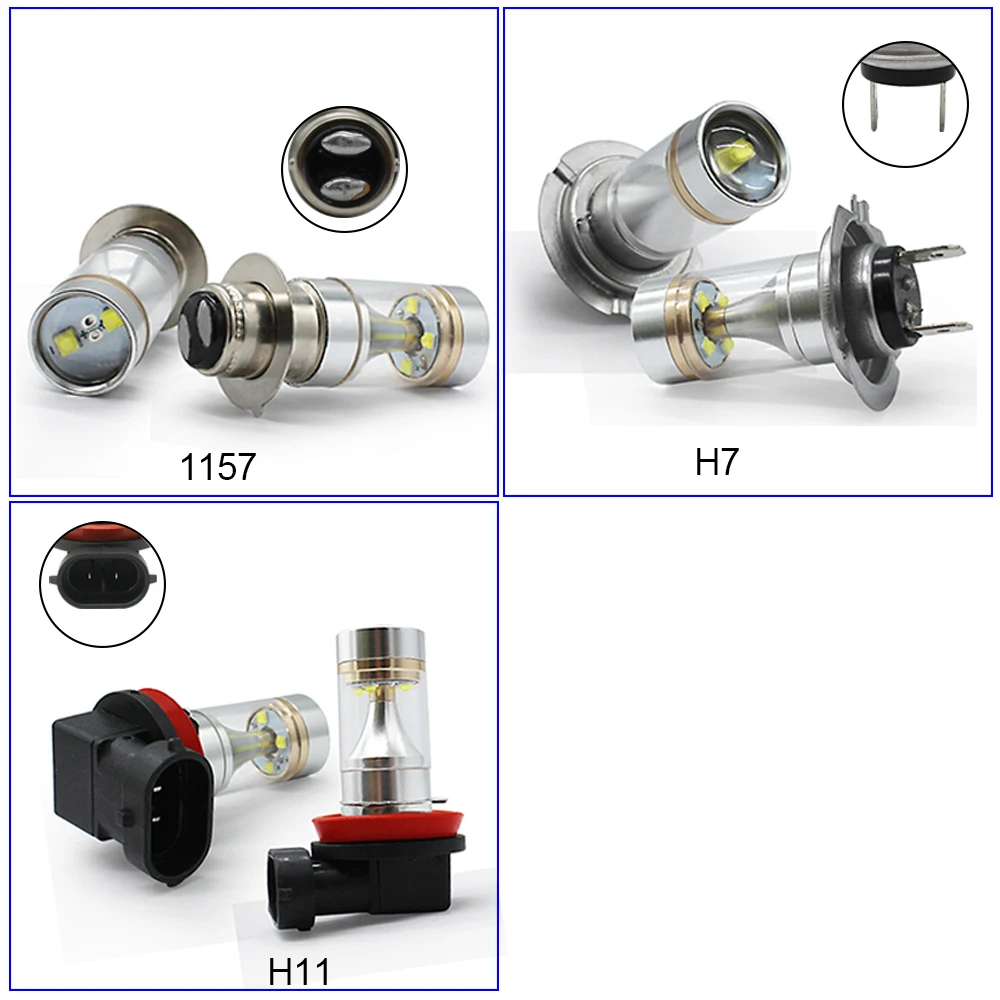 Современный автомобильный 2525 6smd противотуманные лампочки h11 автоматическое Противотуманные фары h4 h7 Сверхяркие рекламные щиты, 6000 k белый led противотуманная фара для детей возрастом от 12 v автоматический автомобильный рычаг управления