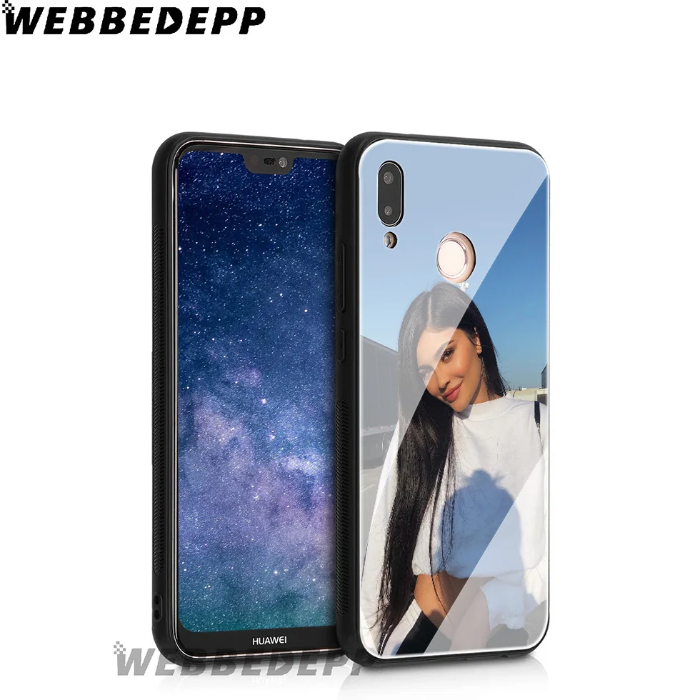 Чехол из закаленного стекла Kylie Jenner kim kardashian для Huawei Mate 20 P20 P10 P Smart 2019 2018 &amp Honor 10 9 8X 7A