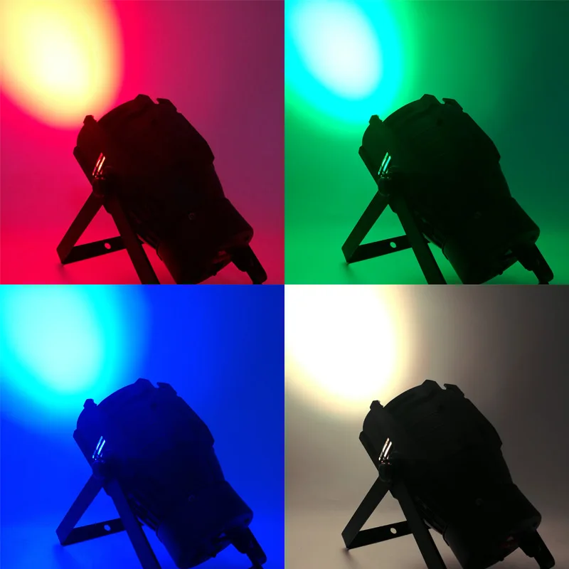 Светодиоды для освещения Can Par 7x18W свет литой алюминий RGBWA+ UV 6в1 dmx512 сценическая лампа профессиональная для дома развлечения клубы с диджеем