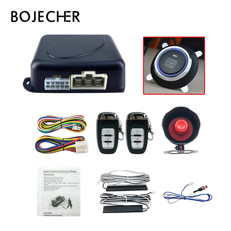 Бесключевая Система доступа PKE дистанционная Автомобильная сигнализация