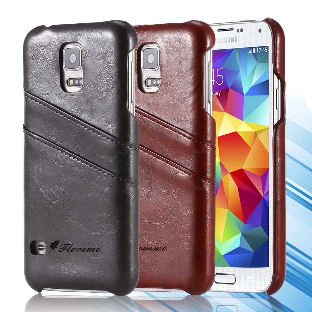 FLOVEME Классический чехол из искусственной кожи для Samsung Galaxy S5 S6 S7 Edge S8 Plus чехлы с