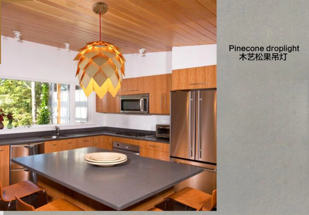 ZYY деревянный креативный простой подвесной светильник в стиле лофт современные