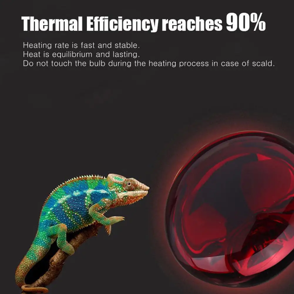 Инфракрасная лампа для ящерицы черепах змей 150 Вт R95|Освещение аквариума| |