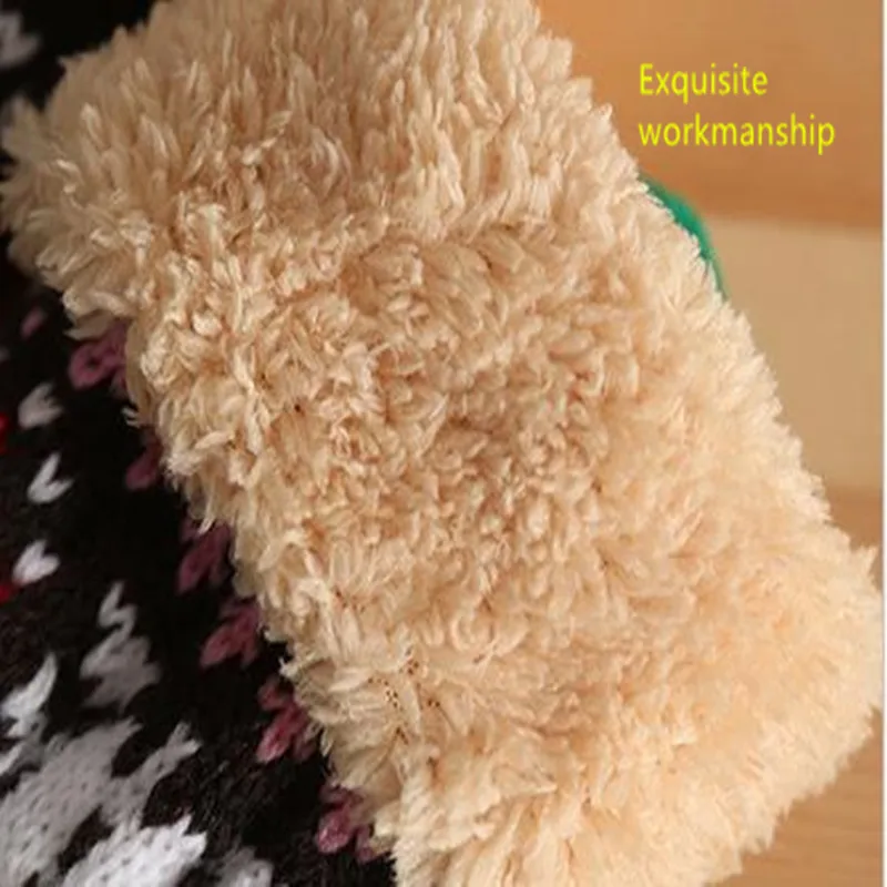 Free Shipping warm autumn and winter wool Mt Christmas tree gloves double with rope 100 piece | Дом и сад