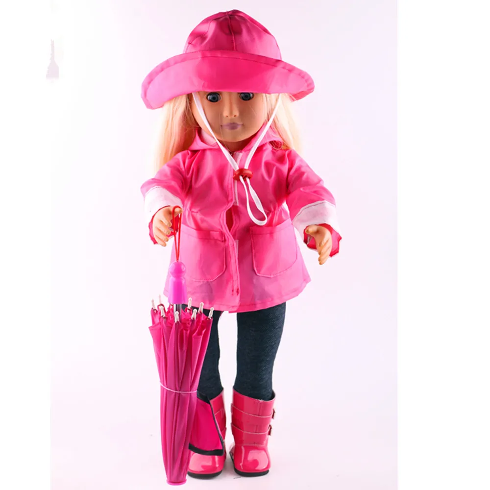 Одежда для кукол шесть плащей серии новинка 2020 подходит 18 дюймовых американских