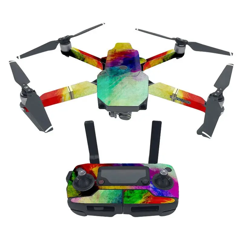 TN-MavicPro-0070 Кожи Стикеры для DJI Мавик Pro Platinum водонепроницаемые красочные наклейки - Цвет: TN-MavicPro-0070