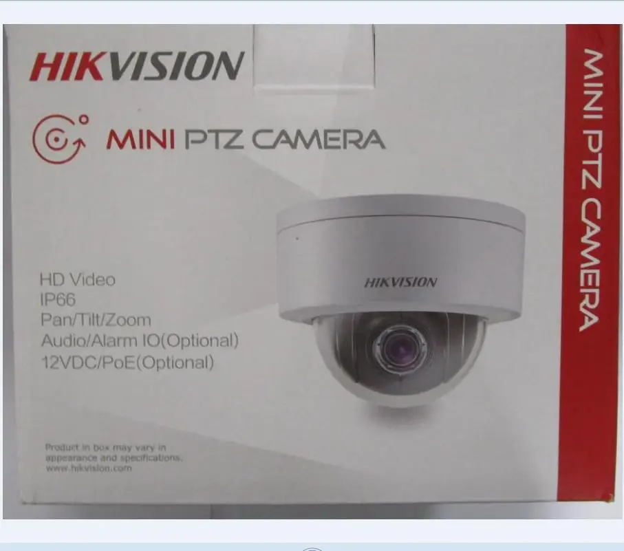 Hikvision ds 2de3304w de 3mp сети мини камеры ptz poe 4X оптический зум 2.8 12 мм ip видеонаблюдения