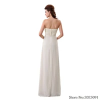 2019 new ivory beach wedding dresses 2019 chiffon plus size bridal gown backless long prom gown