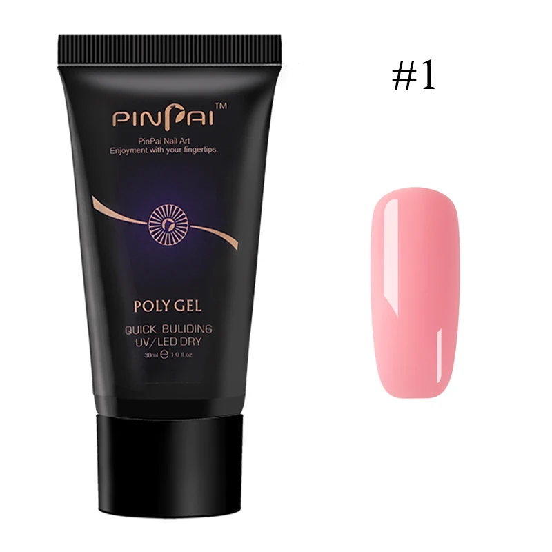 Pink 30 г прозрачный белый акриловый гель для ногтей, акриловый гель, УФ светодиодный акриловый гель для наращивания ногтей, акриловый ic гель для наращивания ногтей, кристаллический полигель для ногтей - Цвет: Pink