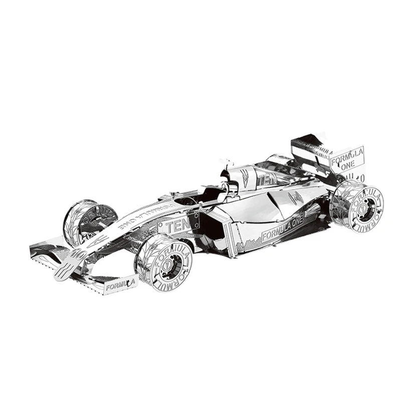 Новый 3D металлические головоломки Racing пазлы из нержавеющей стали DIY сборка