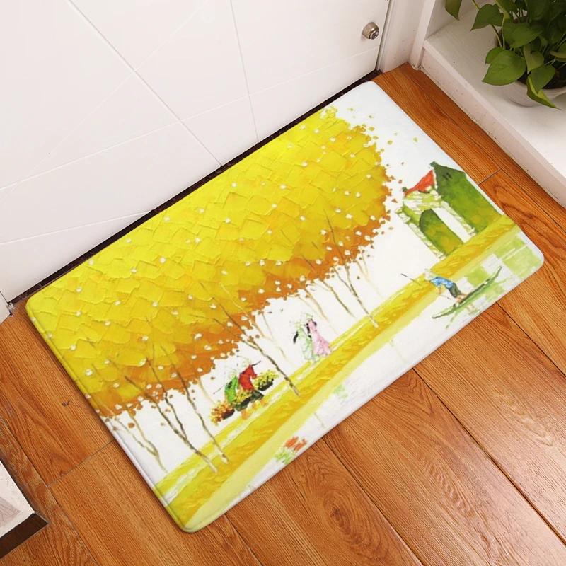 Новинка 2017 Осенние Нескользящие ковры с принтом для кухни коврики дома гостиной