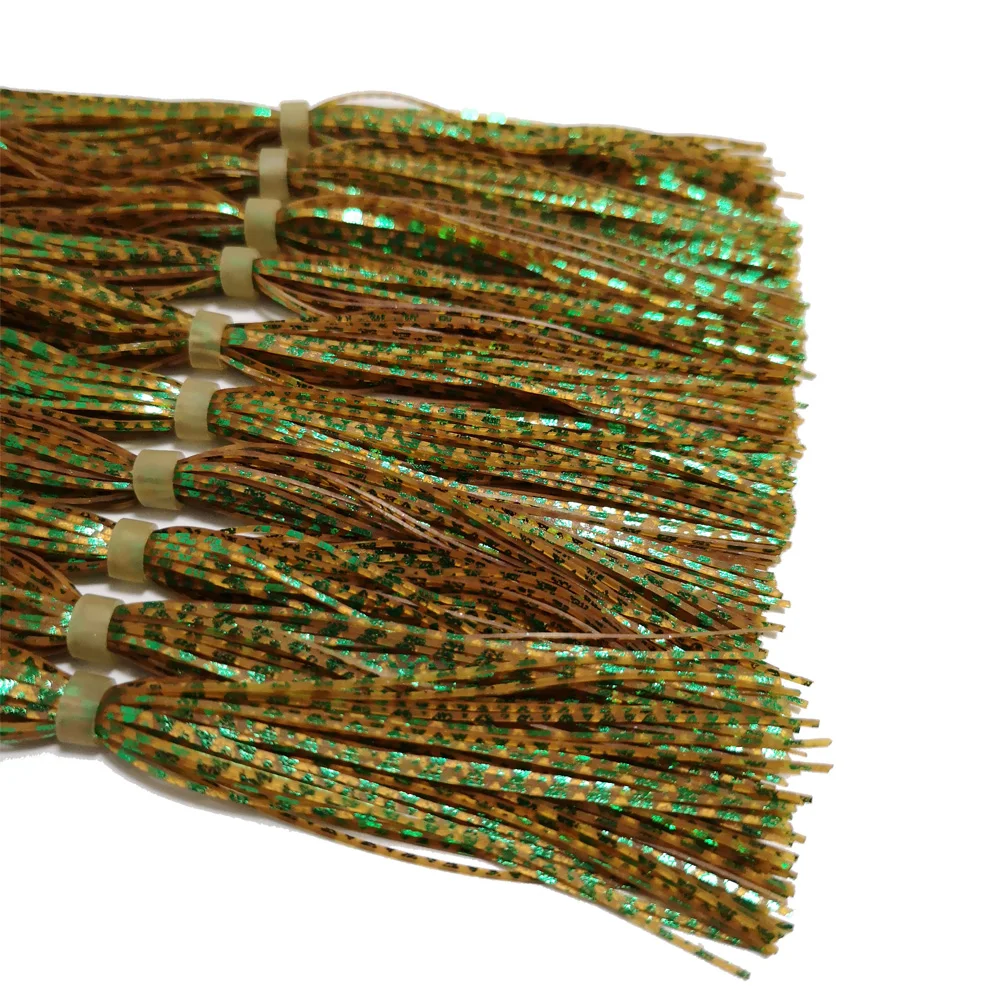 10 пучков SF004 Силиконовые юбки рыболовные аксессуары DIY Buzzbaits Spinner Buzz Bait Прямая