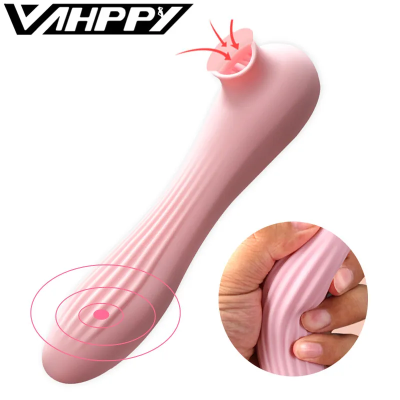 Соска Sucker оральный секс Licking Вибратор в форме языка сосание на клитор G spot