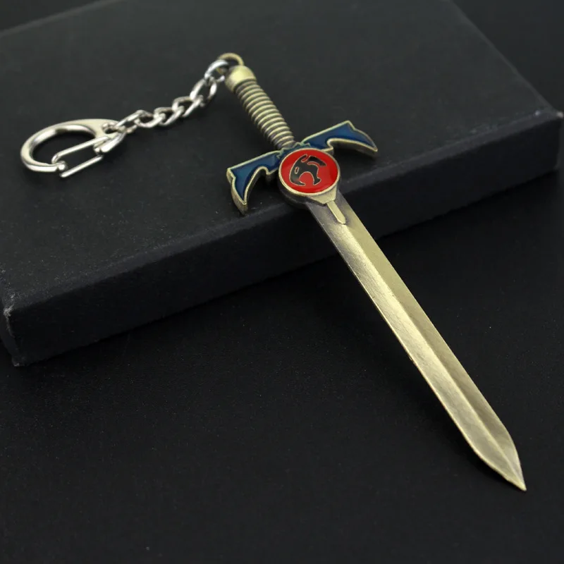 Новинка Лидер продаж Thundercats брелок (12 см) Длина оружие Модель для фанов ключница
