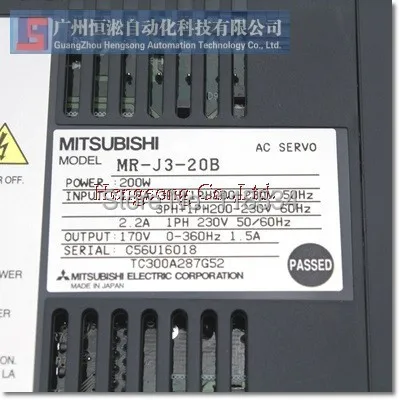 Серводвигатель MR-J3-20B (Новый оригинал) 100% Новый На складе с гарантией на один год. в