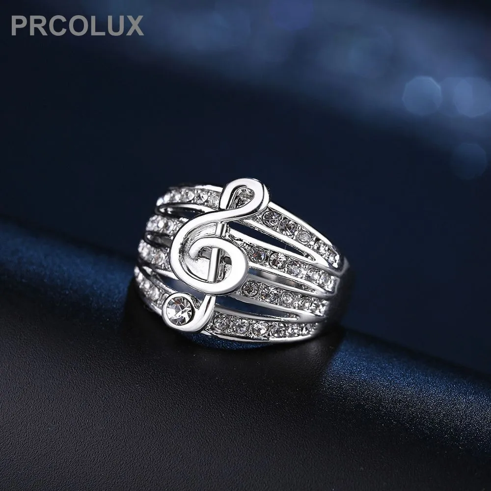 PRCOLUX модная одежда для девочек обручальное кольцо кольца Для женщин Кристалл