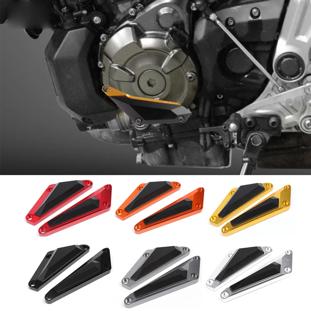 Для Yamaha MT07 FZ07 2014 2015 левый и правый корпус двигателя CNC слайдер крышка аварийные