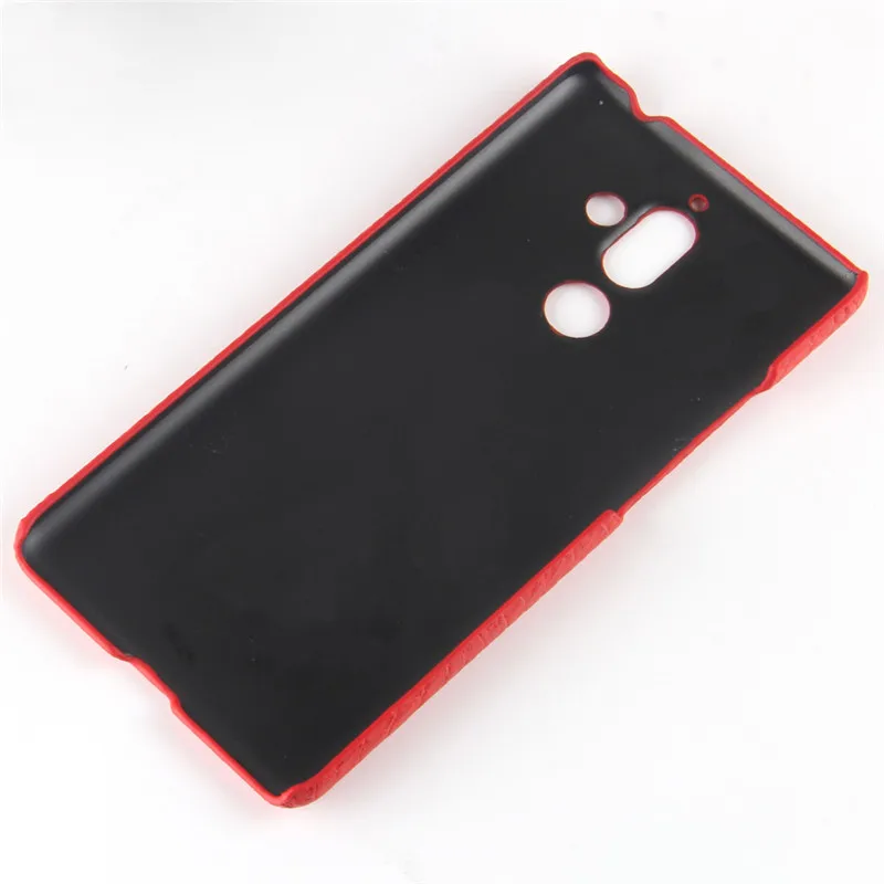 Чехол для Nokia 7 Plus чехол 6 0 жесткая задняя крышка из искусственной кожи телефона