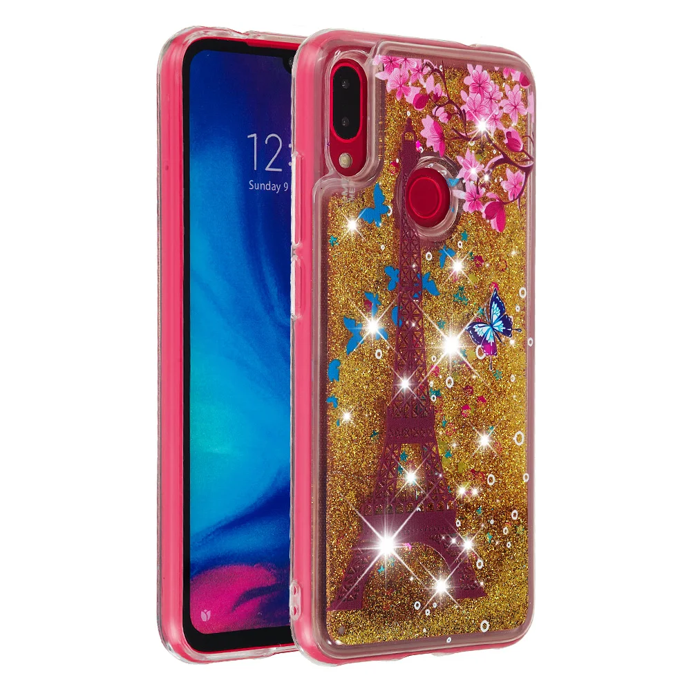 Модный чехол для мобильного телефона Xiaomi Redmi Note 7 с динамическим зыбучим песком и