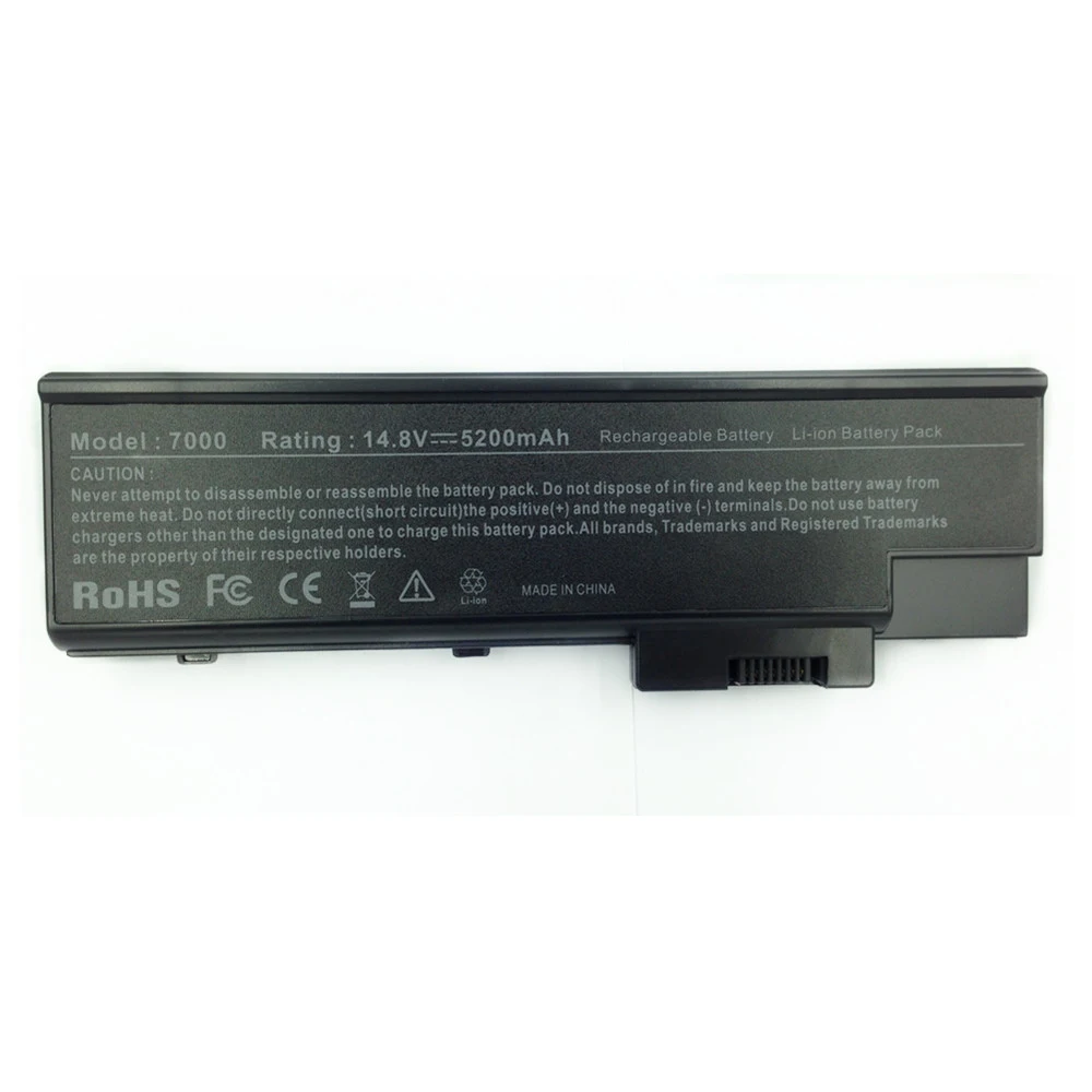 Аккумулятор 5200 мАч для ноутбука Acer Aspire 3660 5600 Series 5670 7000 7100 7110 9300 9400 9410 9420 TravelMate 2460