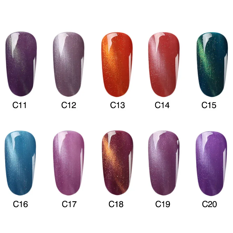 NAILWIND 9 2 мл Горячая Распродажа кошачий глаз C01 C30 Цвет Модный УФ гель для ногтей