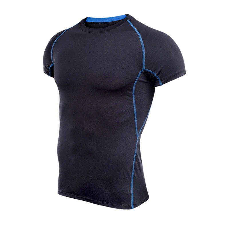 5XL/6XL New Fitness Compression Shirt Plus Size Overweight Men 140KG Crossfit Running T shirt Quick Dry Elastic Sportswear Tops |