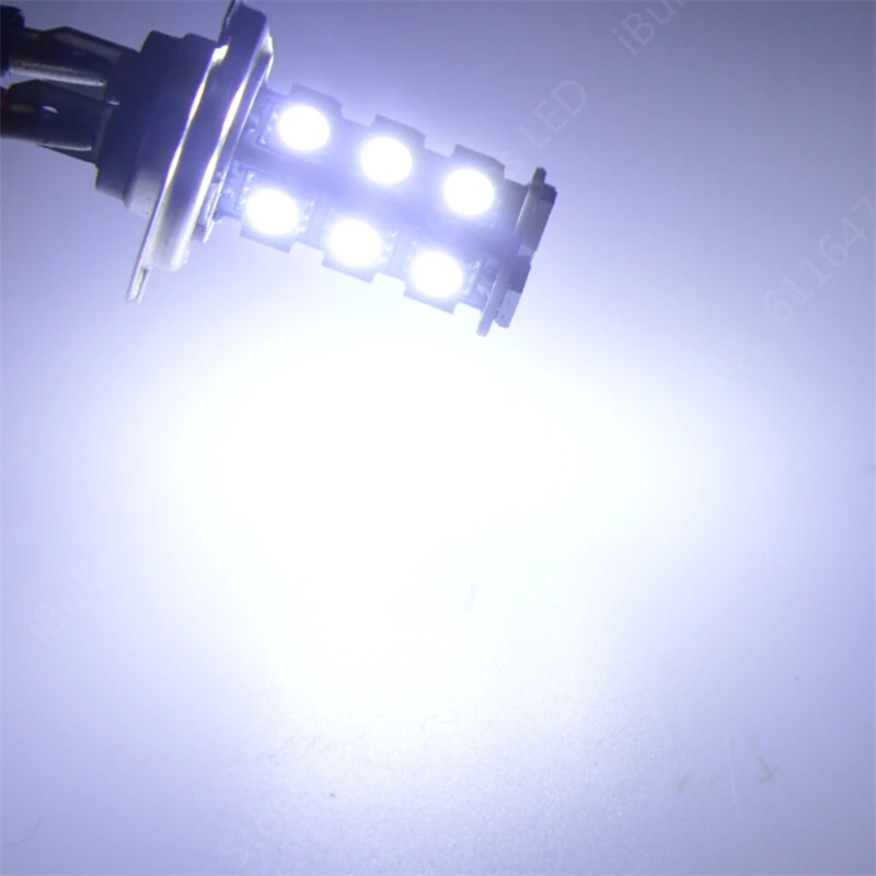 2 шт. Новый H7 Автомобильный светодиодный светильник авто 18 SMD 5050 белый