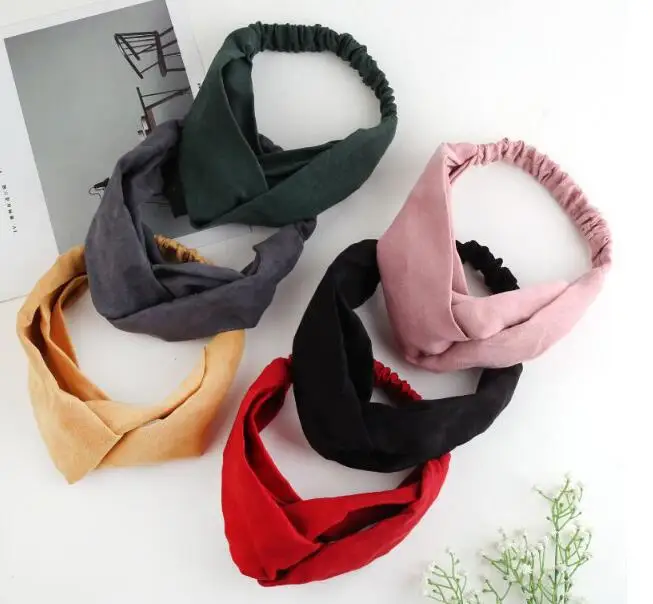 Lady Headdress Plaid 2019 Bow Headband Turban Elastic Headwear Head Wrap Women Hair Accessories for Striped Bands | Украшения и