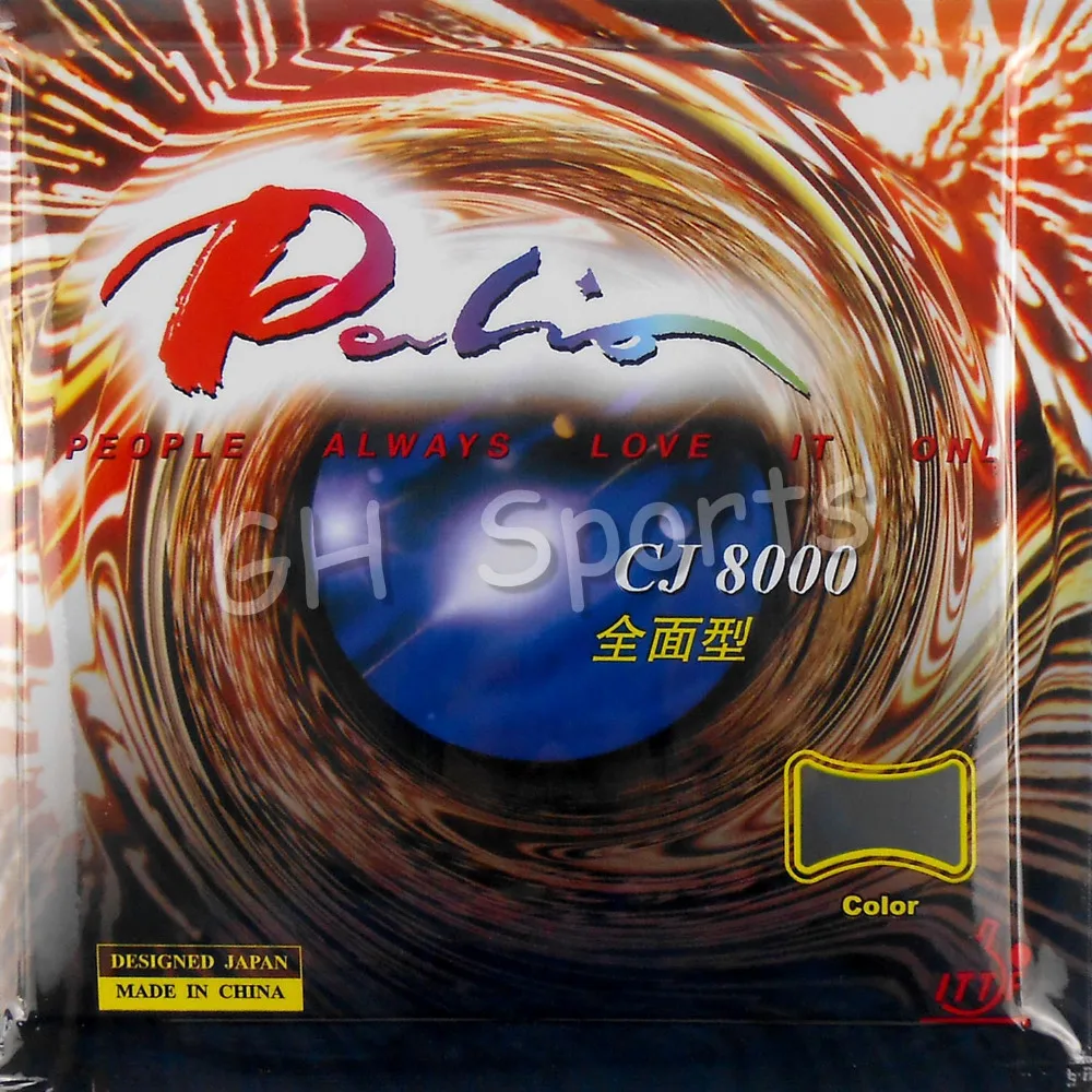 Palio CJ8000 (Allround type) Pips In настольный теннис (PingPong) Резина с губкой|rubber hook|rubber dispenserrubber