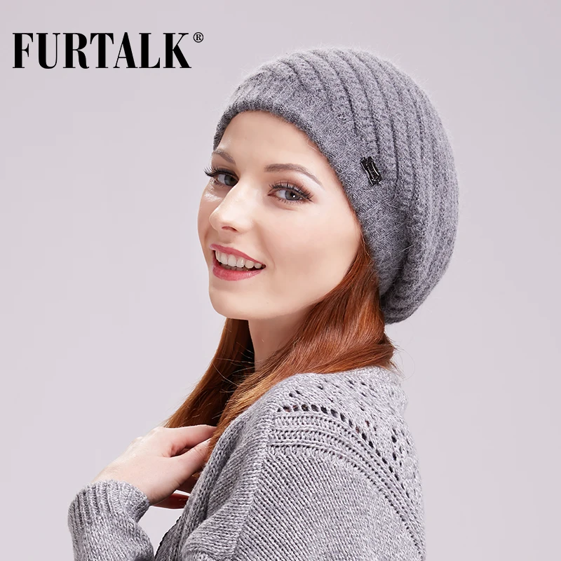 FURTALK Женский вязаный берет | Аксессуары для одежды