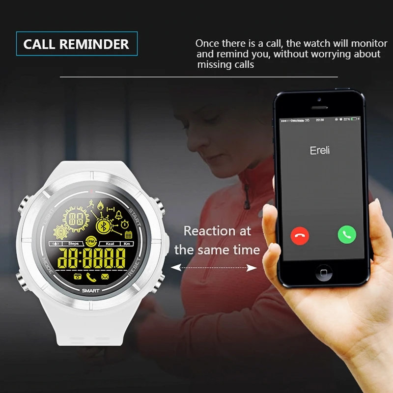 XIYAN DHL оптовая продажа Ян EX32 Bluetooth Шагомер Смарт часы измерение калорий спортивные