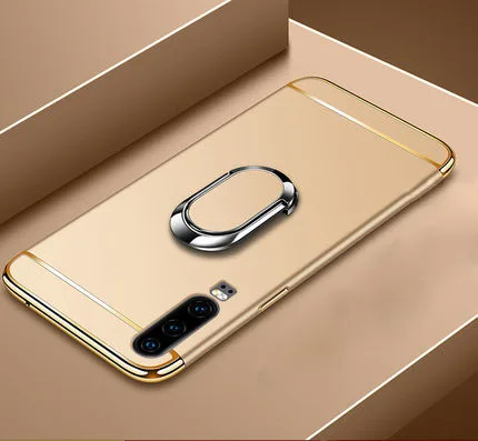 Gold Чехол для huawei P30 Pro, роскошный защитный чехол с магнитным кольцом, ударопрочный чехол для huawei P20 Lite P10 Plus P9 Coque - Цвет: Gold