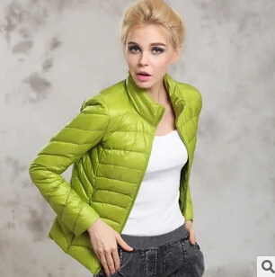 Fashion 2015 New Winter Ultralight Duck Down Jacket Women Long Sleeve Short Style Parkas Mujer Couple Compression Coat ZL0451 | Женская