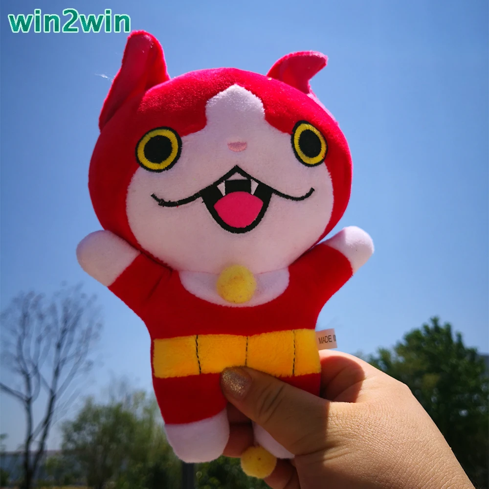 Yo kai Yokai плюшевые часы 20 см Kawaii Komasan Whisper Blue/Red Jibanyan игрушки мягкие животные кукла