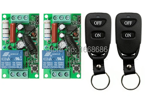 2 шт./лот переключатель дистанционного управления в переменного тока 1 канал