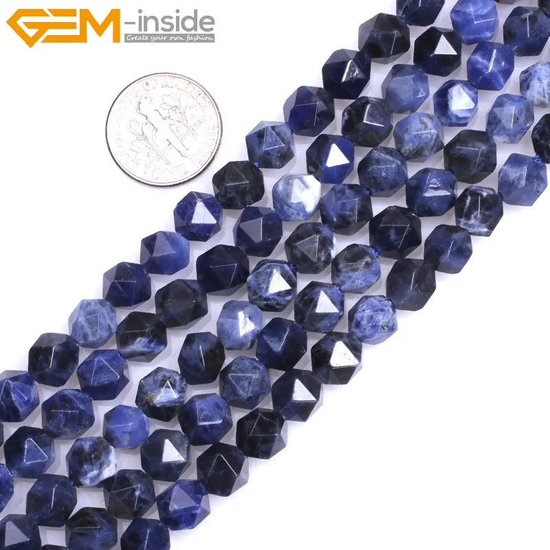Ограненные бусины класса ААА с драгоценным камнем внутри модные и популярные для