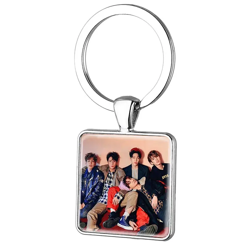 DAY23 Tafree, модный Kpop Day6 брелки Персонализированные серебряный цвет ключи цепочки Ключи Кольца Автомобильный ключ для фанатов Keepsake ювелирные изделия Day34 - Цвет: DAY23