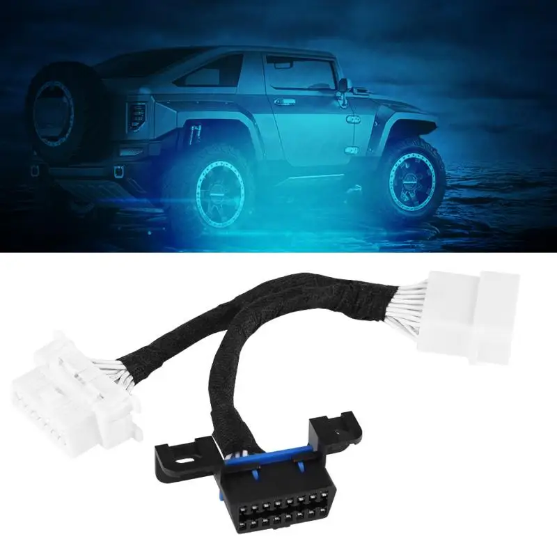 OBD2 16Pin Male to Dual Female Splitter Adapter Extension Cable Y | Автомобили и мотоциклы