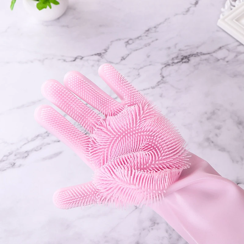 ONEUP силиконовые многофункциональные перчатки для мытья посуды толстые прочные