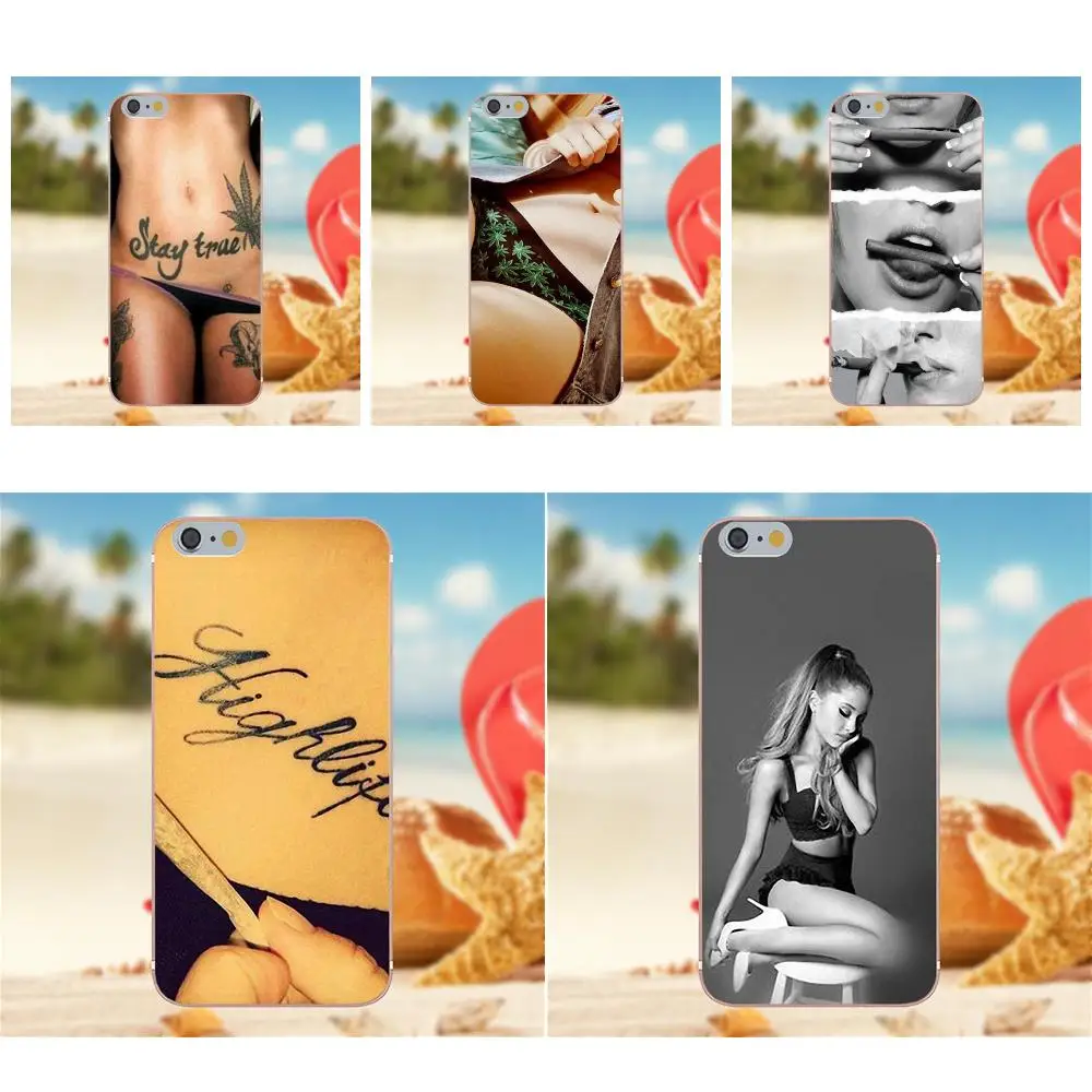 Oedmeb Лучшие татуировки с сорняками сексуальная девушка для iPhone 4S 5S 5C SE 6 S 7 8 Plus X Galaxy