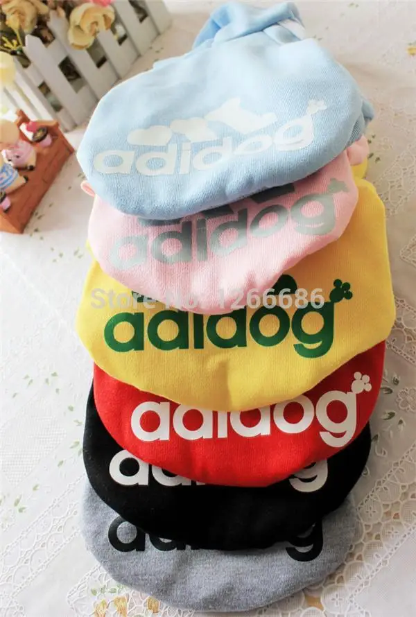

100pcs/lot cotton pet clothes puppy dog cat coat hoodie sweater