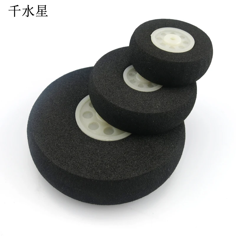 Губчатое колесо модель колеса diy фиксированное крыло самолет шасси губка шинные